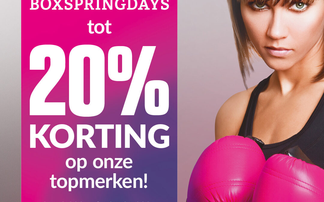 Boxspringdays bij Goodnight Slaapkamers