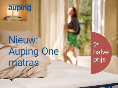 50% korting op Auping One matras