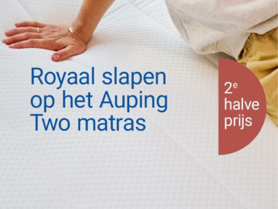 50% korting op Auping Two matras