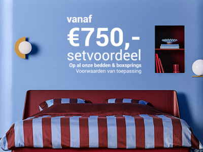 Auping €750 setvoordeel