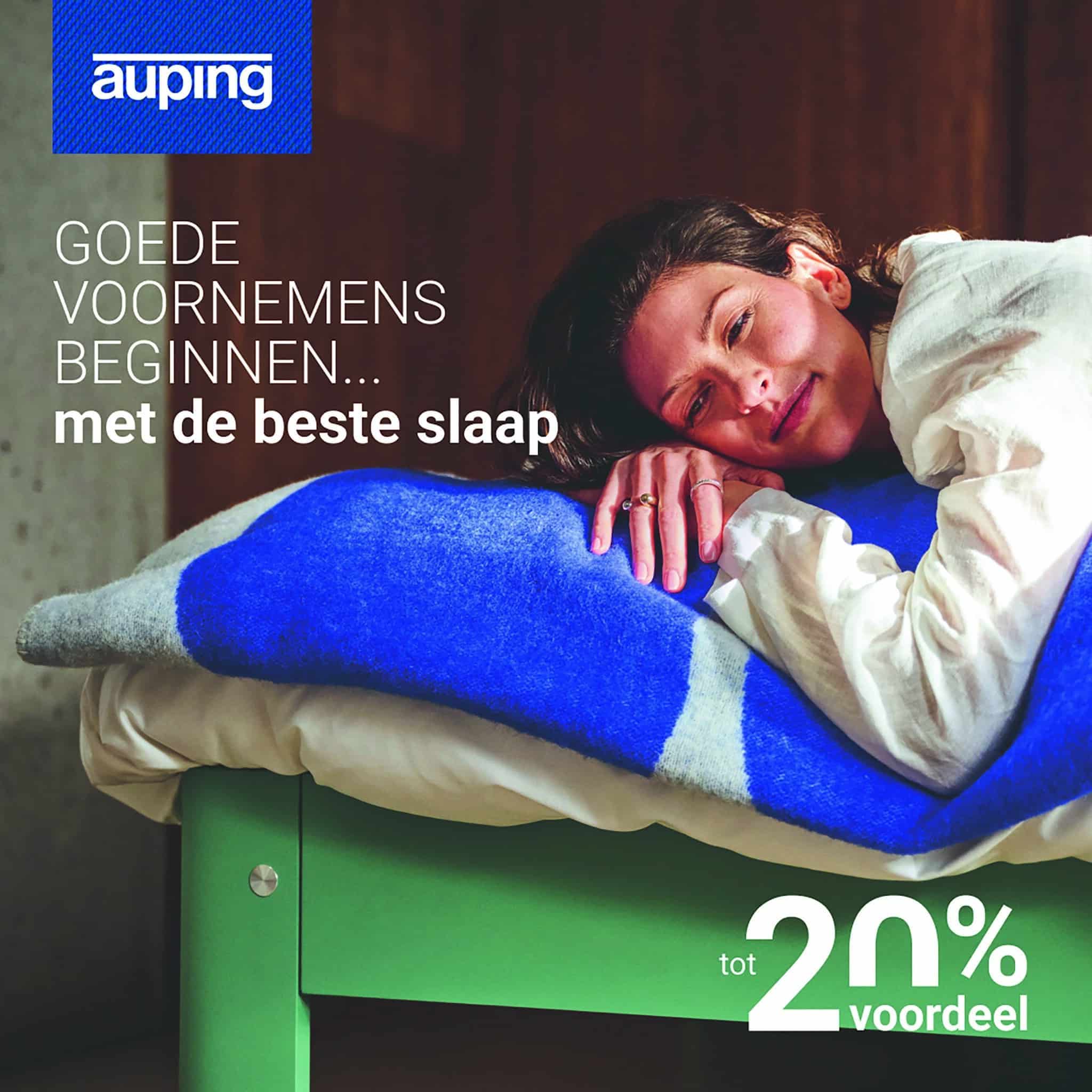 Tot 20% korting op Auping